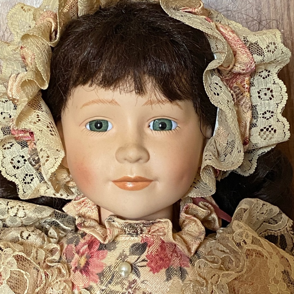Vintage porcelain doll
